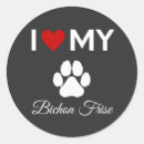 Recherche de chien bichon autocollants Amour
