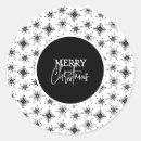 Recherche de flocon neige noir autocollants Hiver