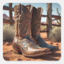 Recherche de cowboy occidental autocollants Bottes