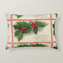 Recherche de baies de houx coussins Illustration