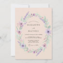 Recherche de pêche et lavande invitations Violet
