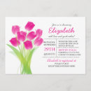 Recherche de tulipe rose invitations Moderne