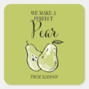 Recherche de poire drôle autocollants Valentine