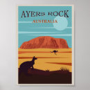Suche nach ayers rock poster Vintag
