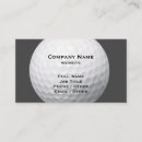 Recherche de golfers cartes visite Simple