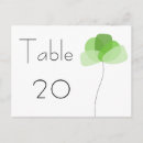Recherche de numéro de table cartes postales Élégant