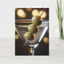 Recherche de martini anniversaire cartes Cocktail