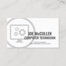 Suche nach technische unterstützung visitenkarten Techniker
