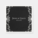 Recherche de gothique mariage serviettes Noir