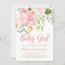 Recherche de rose de baby shower fille invitations Toute personne