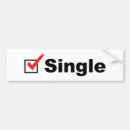 Recherche de dates voiture autocollants Célibataire