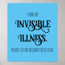 Suche nach krankheit poster Unsichtbar