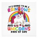 Recherche de licorne drôle posters Arc en ciel