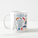 Recherche de parisienne tasses Aquarelle