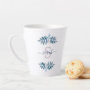 Recherche de cadre floral tasses Monogramme