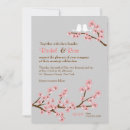Recherche de fleur de cerisier mariage invitations Japanese weding