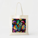 Recherche de cercles tote bags Abstrait