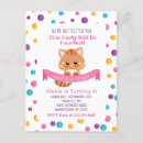 Recherche de de chat anniversaire invitations Pour enfants