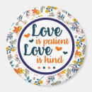 Suche nach liebe ist geduldig magnete Bibel