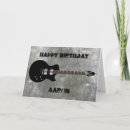 Recherche de guitare noire vœux cartes Musicien