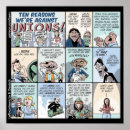 Suche nach gewerkschaften poster Cartoon