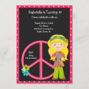 Suche nach peace sign einladungen Hippie