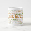 Recherche de traduction tasses Langues