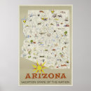 Recherche de vintage arizona posters Classique