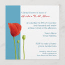 Recherche de red bridal shower invitations Bleu