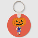 Recherche de citrouille mignon porteclés Jack o' lantern