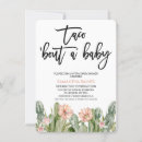 Recherche de fiesta cactus baby shower invitations Moderne