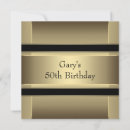 Suche nach mens 50th birthday party einladungen Gold