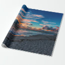 Recherche de coucher du soleil de plage papier cadeau Océan