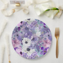 Recherche de fleurs blanches assiettes en papier Capricieux