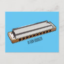 Recherche de harmonica cartes postales Musique