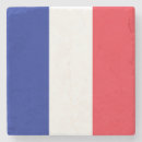 Recherche de drapeau france dessous de verres Rouge