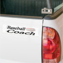 Recherche de baseball voiture autocollants Entraîneur