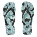 Recherche de dinosaure tongs Bleu