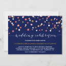Recherche de marine et de corail mariage invitations Moderne
