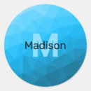 Recherche de bleu cyan autocollants Motif