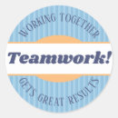 Recherche de travail d équipe autocollants Employee