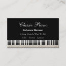 Recherche de classique musicien cartes visite Professeur de piano