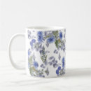 Recherche de plumes blanches tasses Bleu