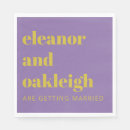 Recherche de invités de mariage serviettes Typographie