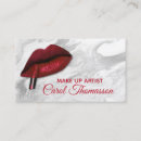 Recherche de marbre rouge cartes visite Maquillage