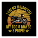 Suche nach motorradfahrer poster Hund