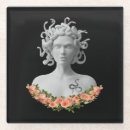 Recherche de mythologie dessous de verres Gorgon