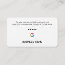 Recherche de révision cartes visite Simple