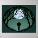 Recherche de lune halloween posters Décoration