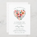 Recherche de coeur de fleur invitations Pour enfants